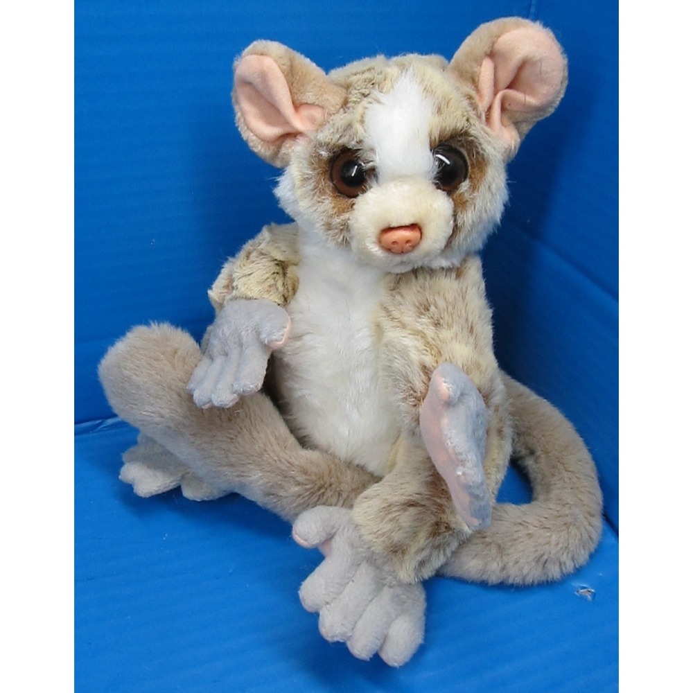 VTG Animal Alley 2000 Bush Baby Long Tail Lemur Plush Wildlife ToysRUs Realistic